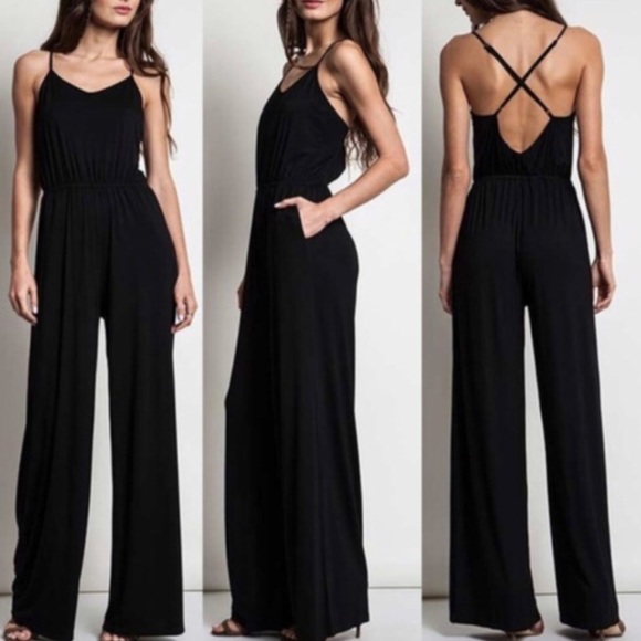 Pants - Cross Back Jumpsuit